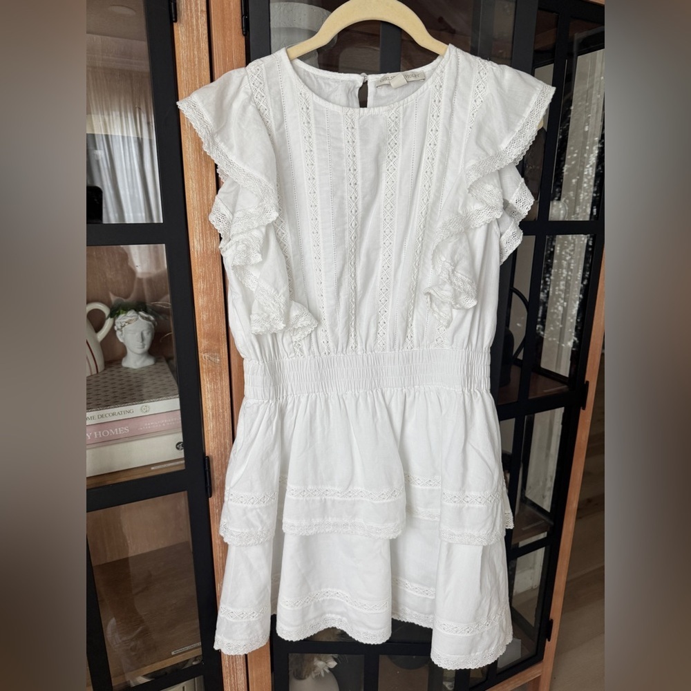 Chelsea & Violet White Ruffled Mini Dress - Picture 3 of 10